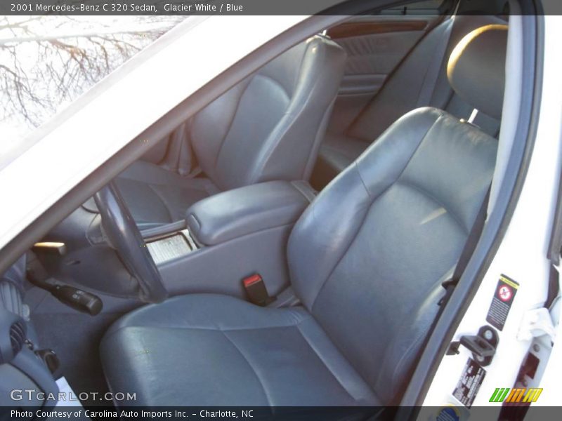 Glacier White / Blue 2001 Mercedes-Benz C 320 Sedan