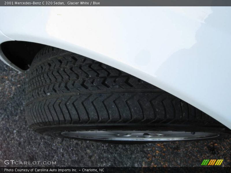 Glacier White / Blue 2001 Mercedes-Benz C 320 Sedan