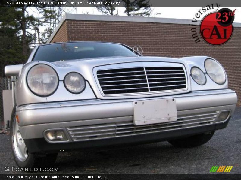 Brilliant Silver Metallic / Grey 1998 Mercedes-Benz E 430 Sedan