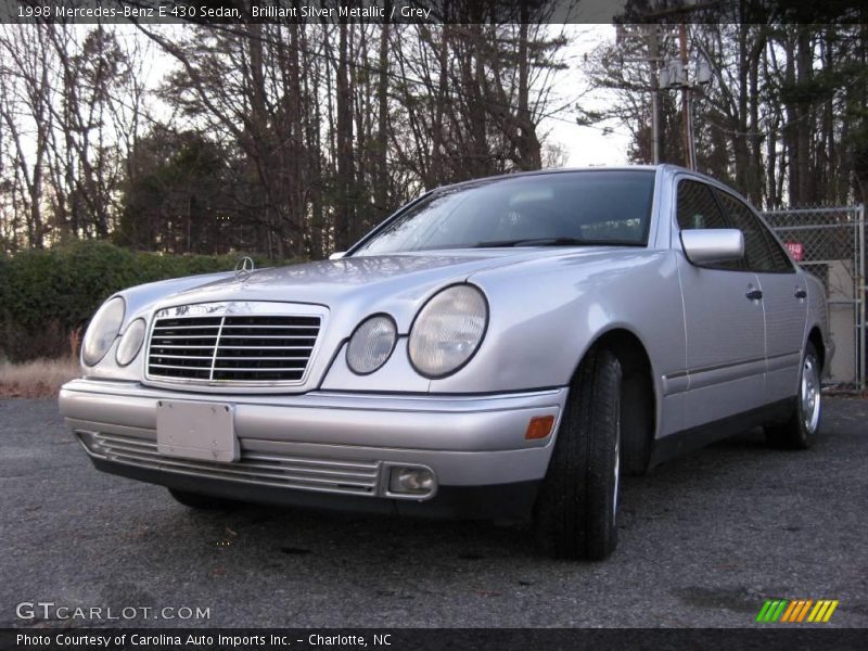 Brilliant Silver Metallic / Grey 1998 Mercedes-Benz E 430 Sedan