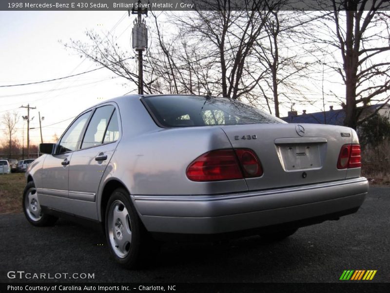 Brilliant Silver Metallic / Grey 1998 Mercedes-Benz E 430 Sedan