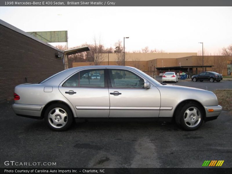 Brilliant Silver Metallic / Grey 1998 Mercedes-Benz E 430 Sedan