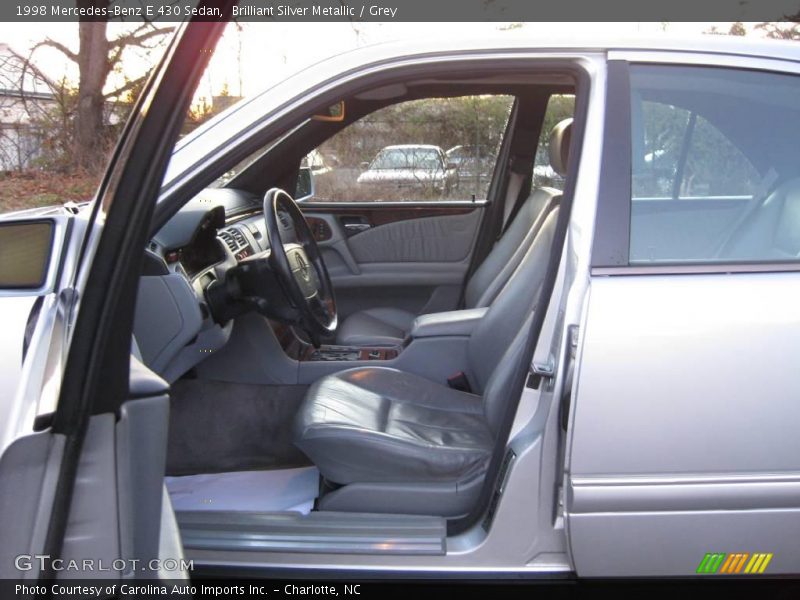 Brilliant Silver Metallic / Grey 1998 Mercedes-Benz E 430 Sedan