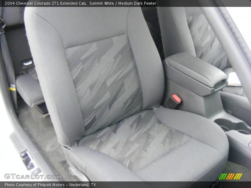 Summit White / Medium Dark Pewter 2004 Chevrolet Colorado Z71 Extended Cab