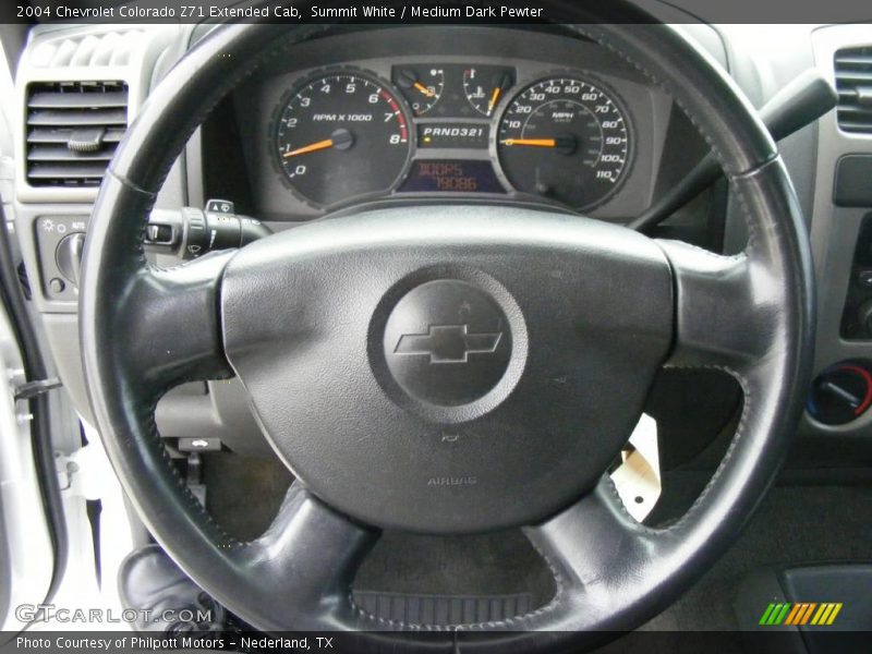 Summit White / Medium Dark Pewter 2004 Chevrolet Colorado Z71 Extended Cab