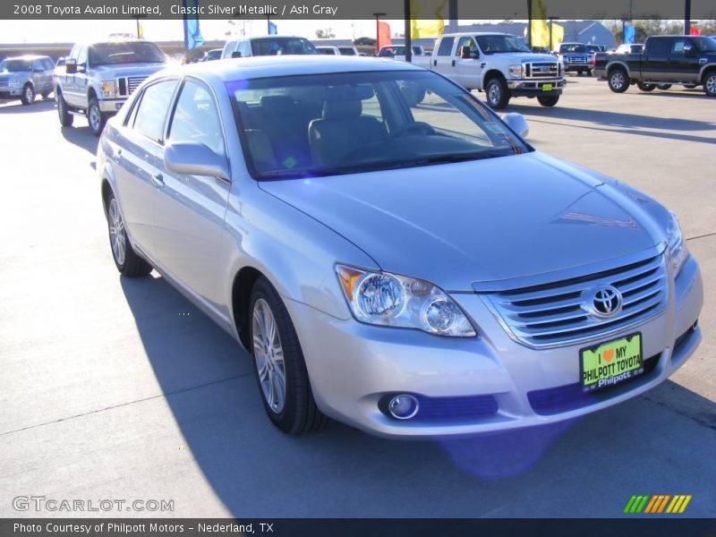 Classic Silver Metallic / Ash Gray 2008 Toyota Avalon Limited