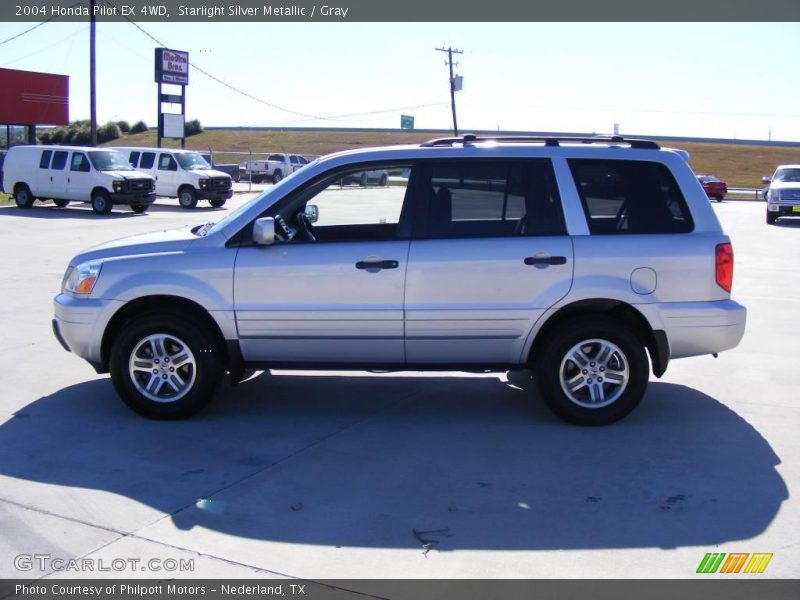 Starlight Silver Metallic / Gray 2004 Honda Pilot EX 4WD