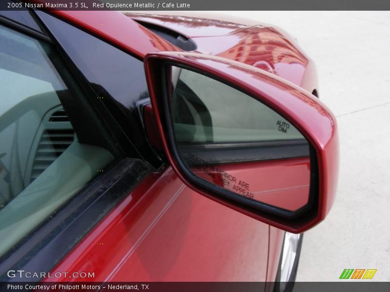 Red Opulence Metallic / Cafe Latte 2005 Nissan Maxima 3.5 SL