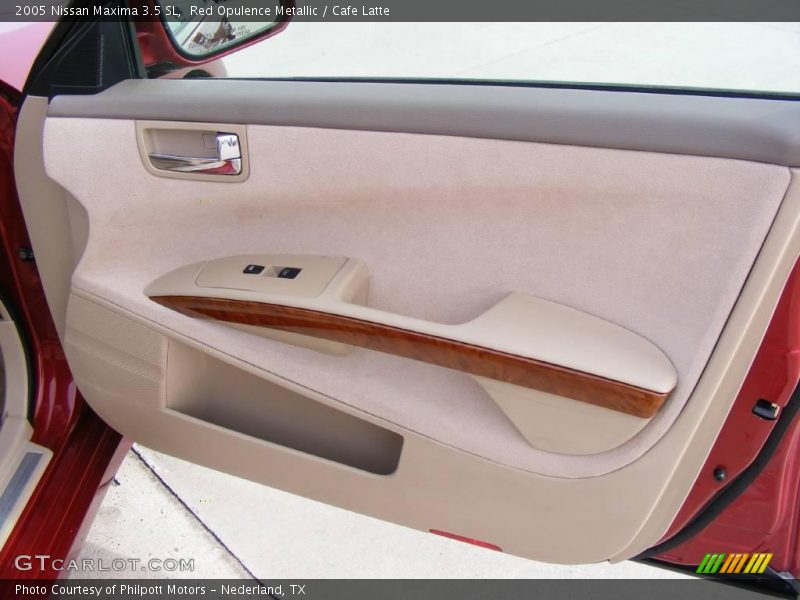 Red Opulence Metallic / Cafe Latte 2005 Nissan Maxima 3.5 SL