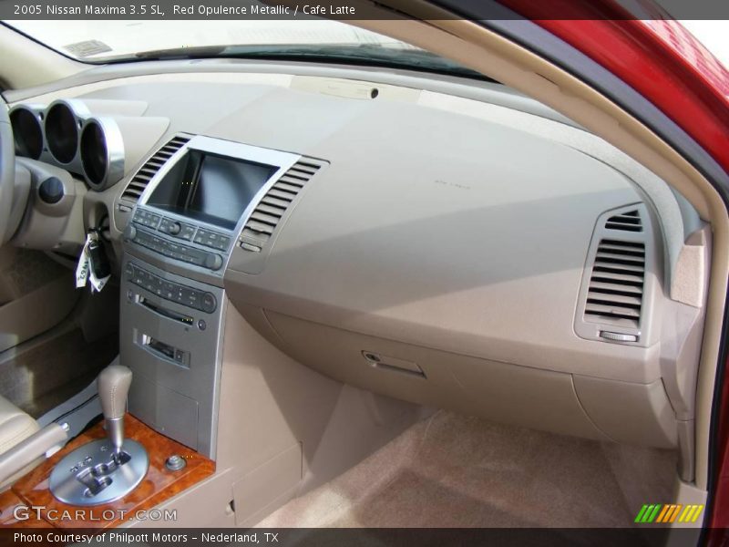 Red Opulence Metallic / Cafe Latte 2005 Nissan Maxima 3.5 SL