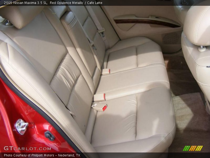 Red Opulence Metallic / Cafe Latte 2005 Nissan Maxima 3.5 SL