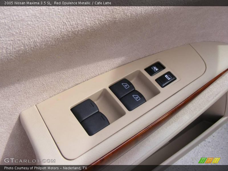 Red Opulence Metallic / Cafe Latte 2005 Nissan Maxima 3.5 SL
