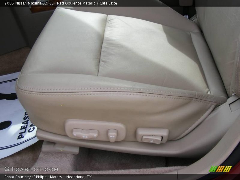 Red Opulence Metallic / Cafe Latte 2005 Nissan Maxima 3.5 SL