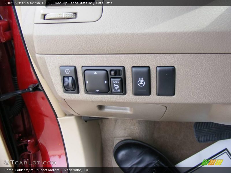Red Opulence Metallic / Cafe Latte 2005 Nissan Maxima 3.5 SL