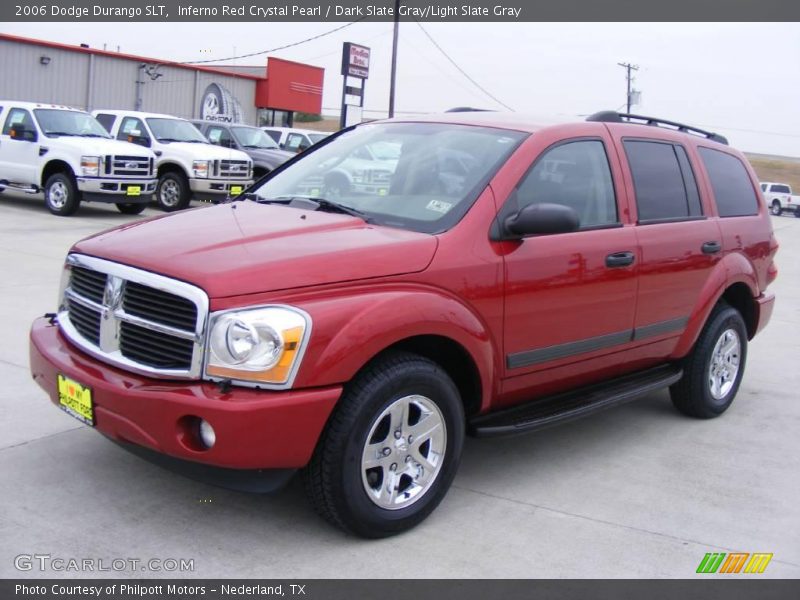 Inferno Red Crystal Pearl / Dark Slate Gray/Light Slate Gray 2006 Dodge Durango SLT