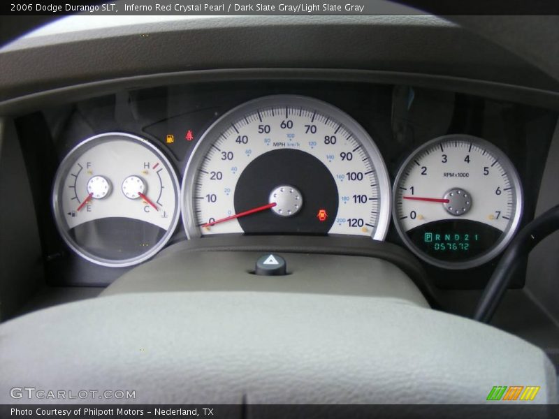 Inferno Red Crystal Pearl / Dark Slate Gray/Light Slate Gray 2006 Dodge Durango SLT