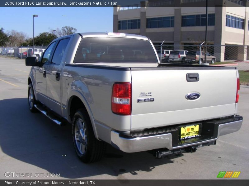 Smokestone Metallic / Tan 2006 Ford F150 Lariat SuperCrew