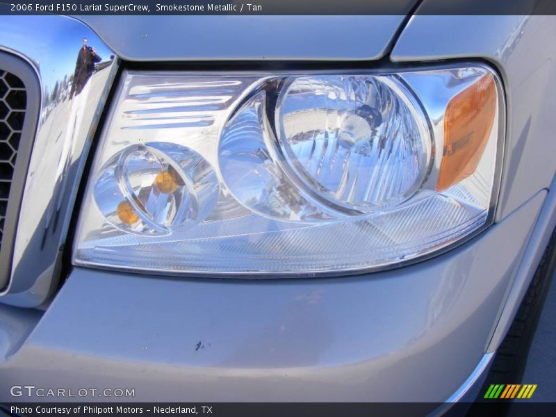 Smokestone Metallic / Tan 2006 Ford F150 Lariat SuperCrew