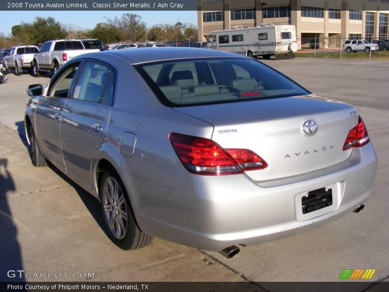 Classic Silver Metallic / Ash Gray 2008 Toyota Avalon Limited