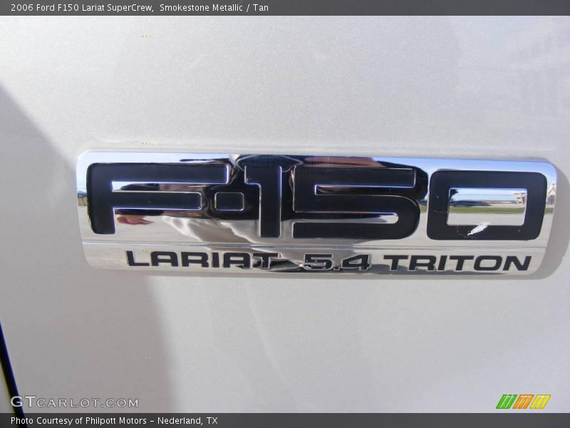 Smokestone Metallic / Tan 2006 Ford F150 Lariat SuperCrew