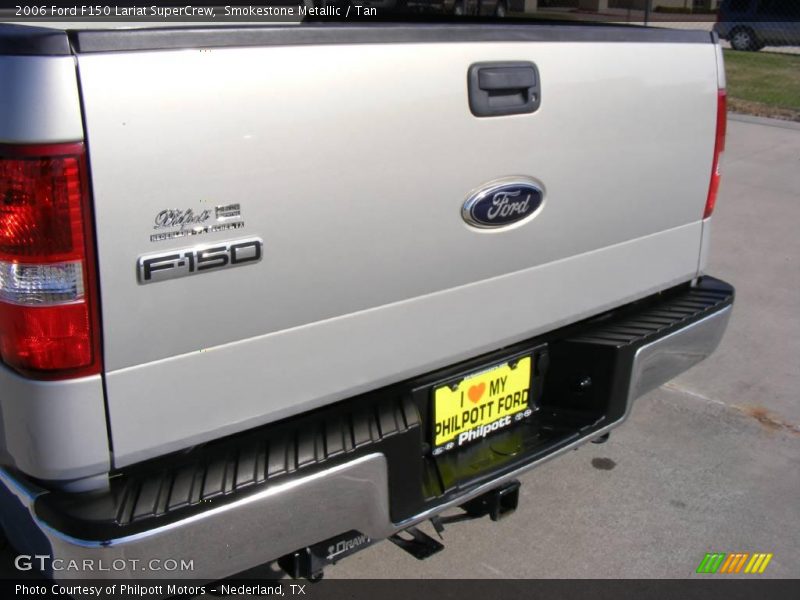 Smokestone Metallic / Tan 2006 Ford F150 Lariat SuperCrew