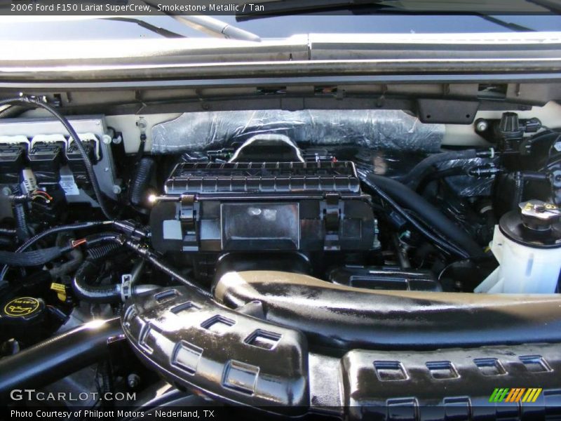 Smokestone Metallic / Tan 2006 Ford F150 Lariat SuperCrew