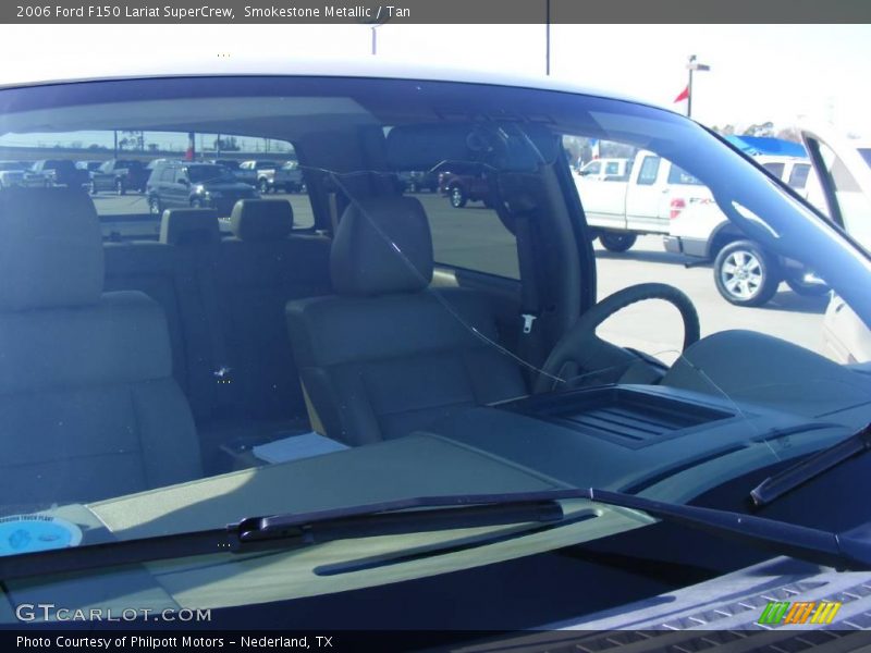 Smokestone Metallic / Tan 2006 Ford F150 Lariat SuperCrew