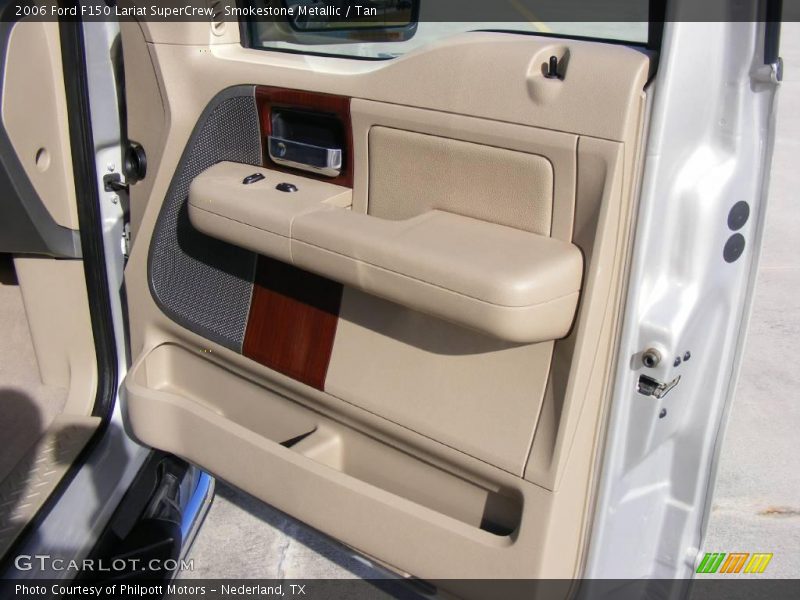 Smokestone Metallic / Tan 2006 Ford F150 Lariat SuperCrew
