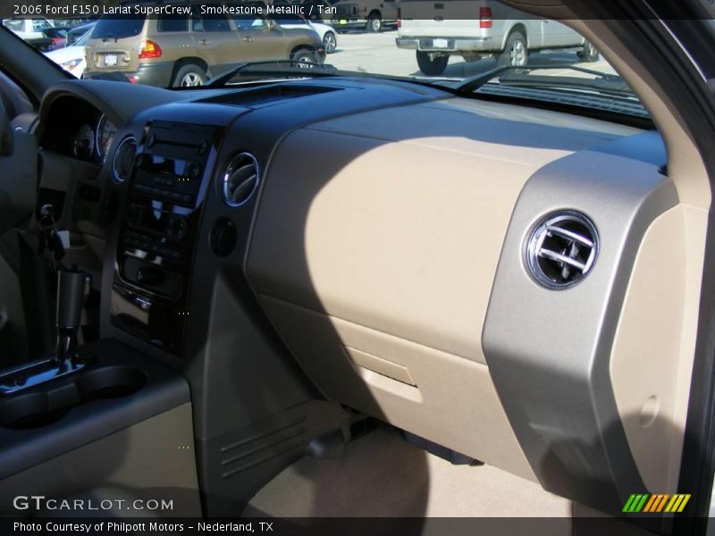 Smokestone Metallic / Tan 2006 Ford F150 Lariat SuperCrew