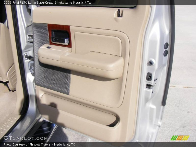 Smokestone Metallic / Tan 2006 Ford F150 Lariat SuperCrew