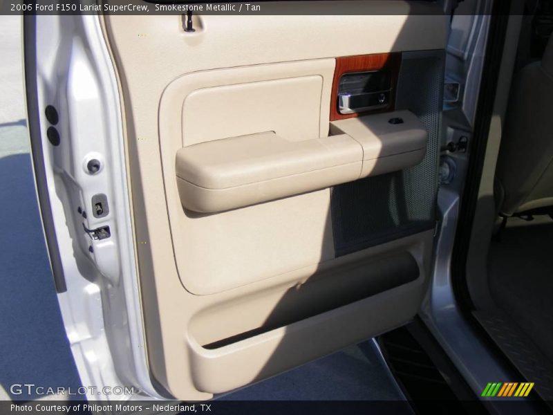 Smokestone Metallic / Tan 2006 Ford F150 Lariat SuperCrew