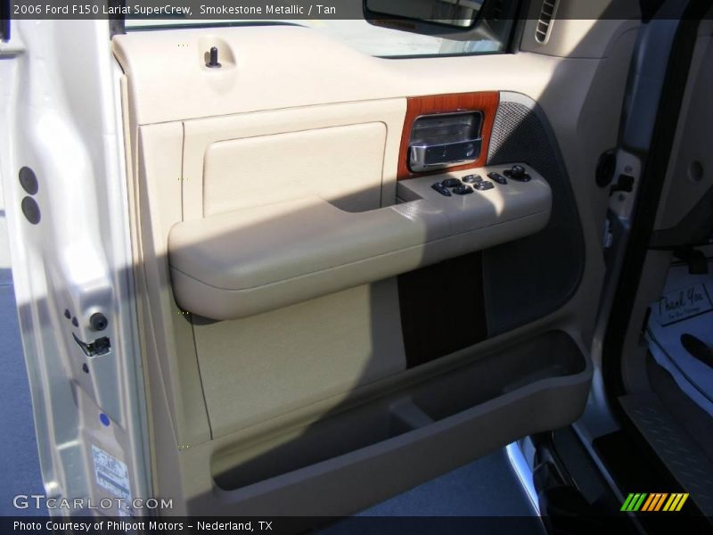 Smokestone Metallic / Tan 2006 Ford F150 Lariat SuperCrew