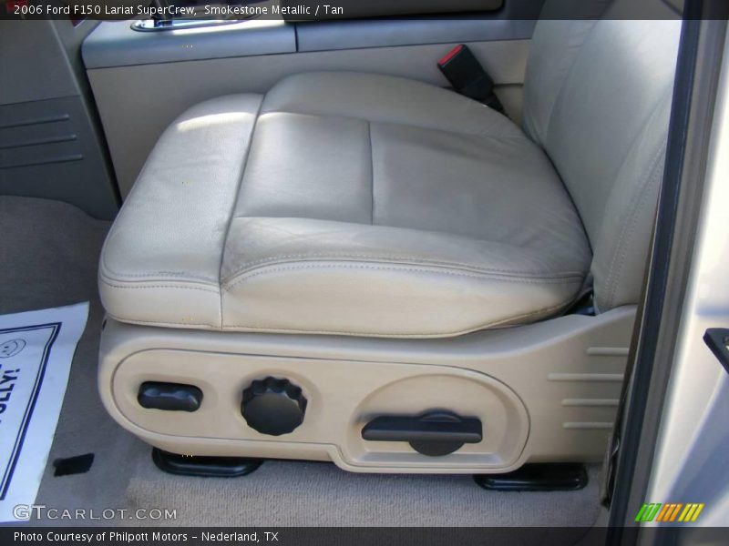 Smokestone Metallic / Tan 2006 Ford F150 Lariat SuperCrew