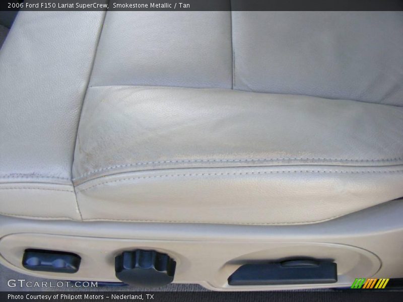 Smokestone Metallic / Tan 2006 Ford F150 Lariat SuperCrew