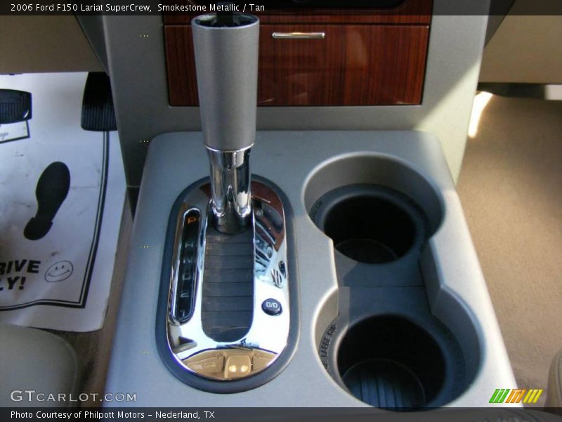 Smokestone Metallic / Tan 2006 Ford F150 Lariat SuperCrew