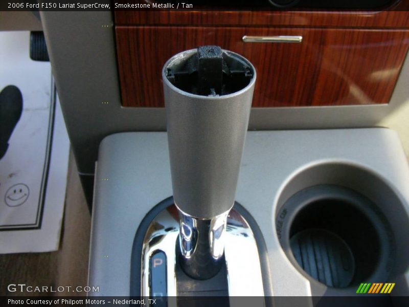 Smokestone Metallic / Tan 2006 Ford F150 Lariat SuperCrew