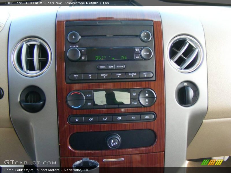 Smokestone Metallic / Tan 2006 Ford F150 Lariat SuperCrew