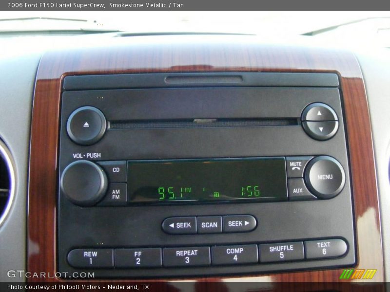 Smokestone Metallic / Tan 2006 Ford F150 Lariat SuperCrew