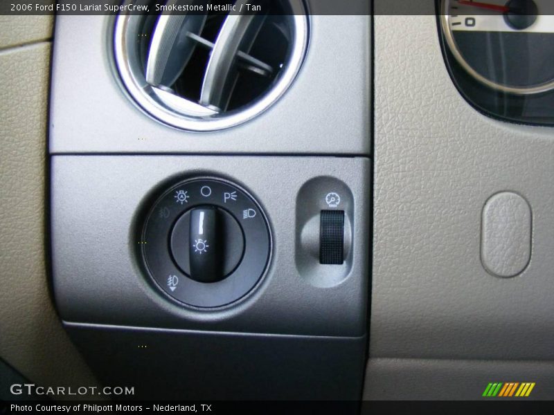Smokestone Metallic / Tan 2006 Ford F150 Lariat SuperCrew