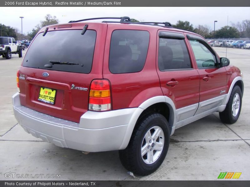 Redfire Metallic / Medium/Dark Flint 2006 Ford Escape Hybrid
