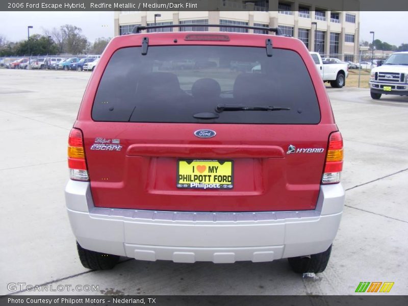 Redfire Metallic / Medium/Dark Flint 2006 Ford Escape Hybrid