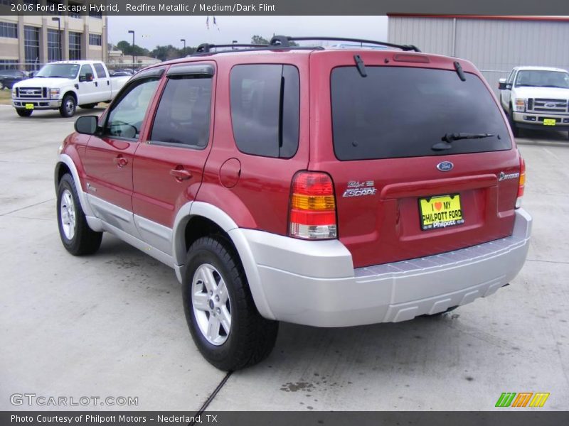 Redfire Metallic / Medium/Dark Flint 2006 Ford Escape Hybrid