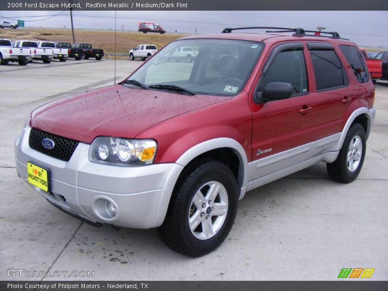 Redfire Metallic / Medium/Dark Flint 2006 Ford Escape Hybrid
