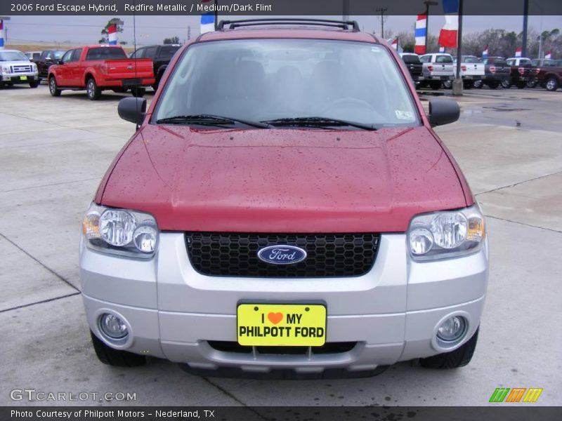 Redfire Metallic / Medium/Dark Flint 2006 Ford Escape Hybrid