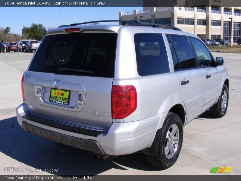 Starlight Silver Metallic / Gray 2004 Honda Pilot EX 4WD