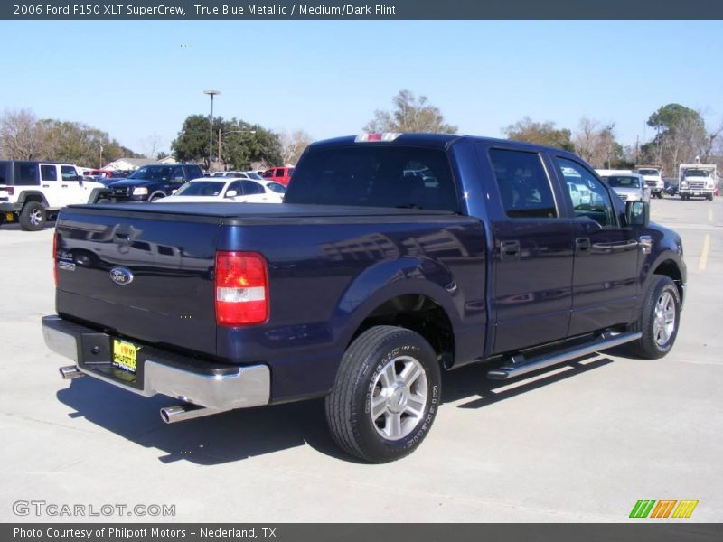 True Blue Metallic / Medium/Dark Flint 2006 Ford F150 XLT SuperCrew