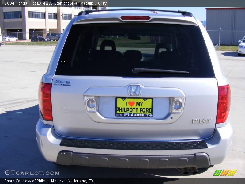 Starlight Silver Metallic / Gray 2004 Honda Pilot EX 4WD