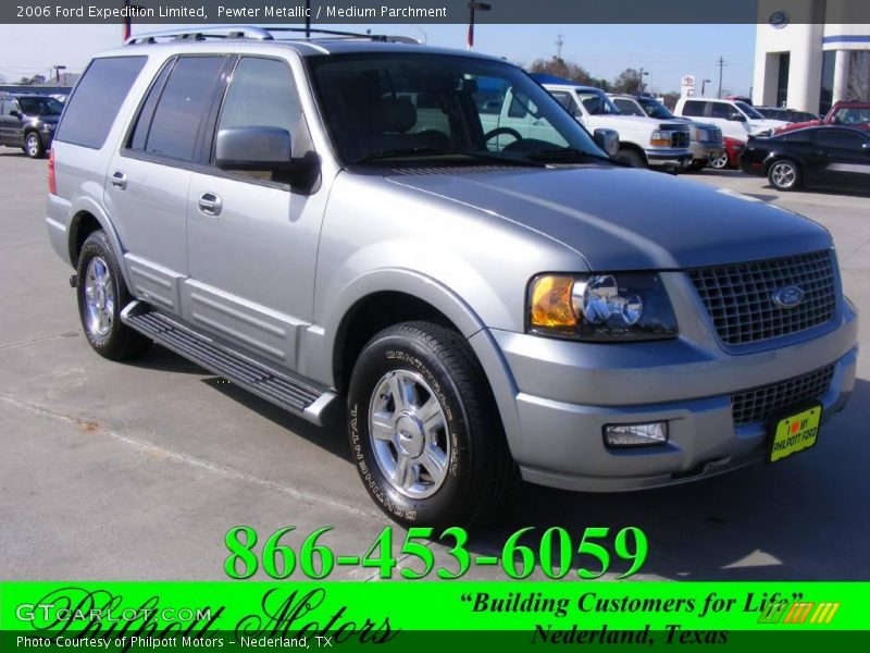 Pewter Metallic / Medium Parchment 2006 Ford Expedition Limited
