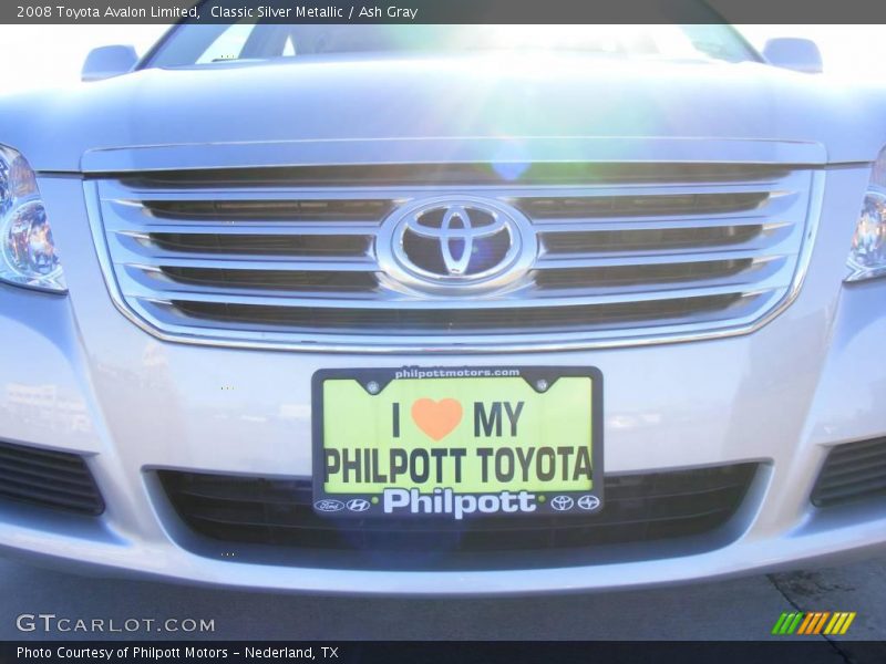 Classic Silver Metallic / Ash Gray 2008 Toyota Avalon Limited