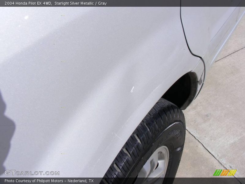 Starlight Silver Metallic / Gray 2004 Honda Pilot EX 4WD